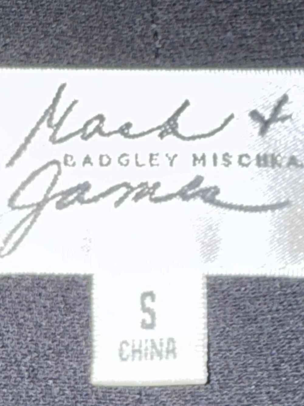 Mark & James Badgley Mischka Black Blazer Embellished Shoulder NWT, Small - Picture 8 of 11